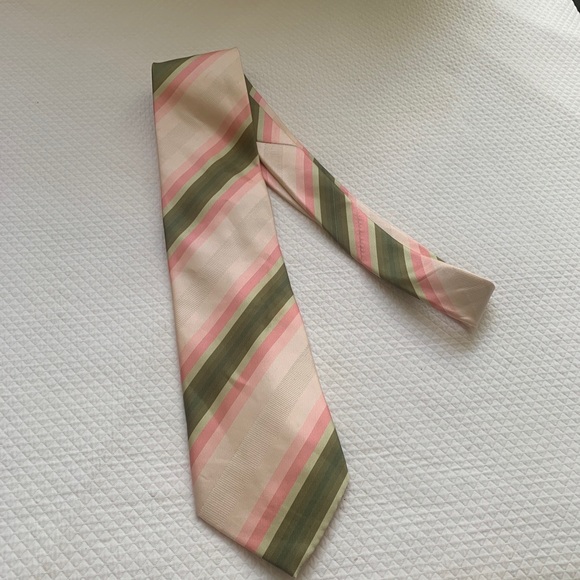Men’s Robert Daniel Designer Tie. Smart Stylish Formal Stripe Handmade - Picture 5 of 5